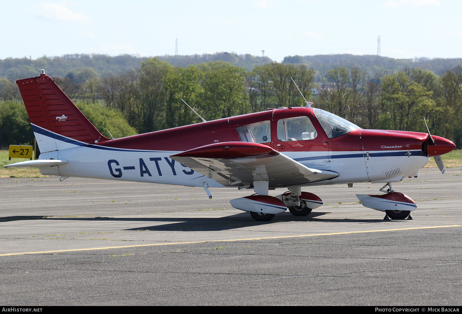 Aircraft Photo of G-ATYS | Piper PA-28-180 Cherokee C | AirHistory.net #800268