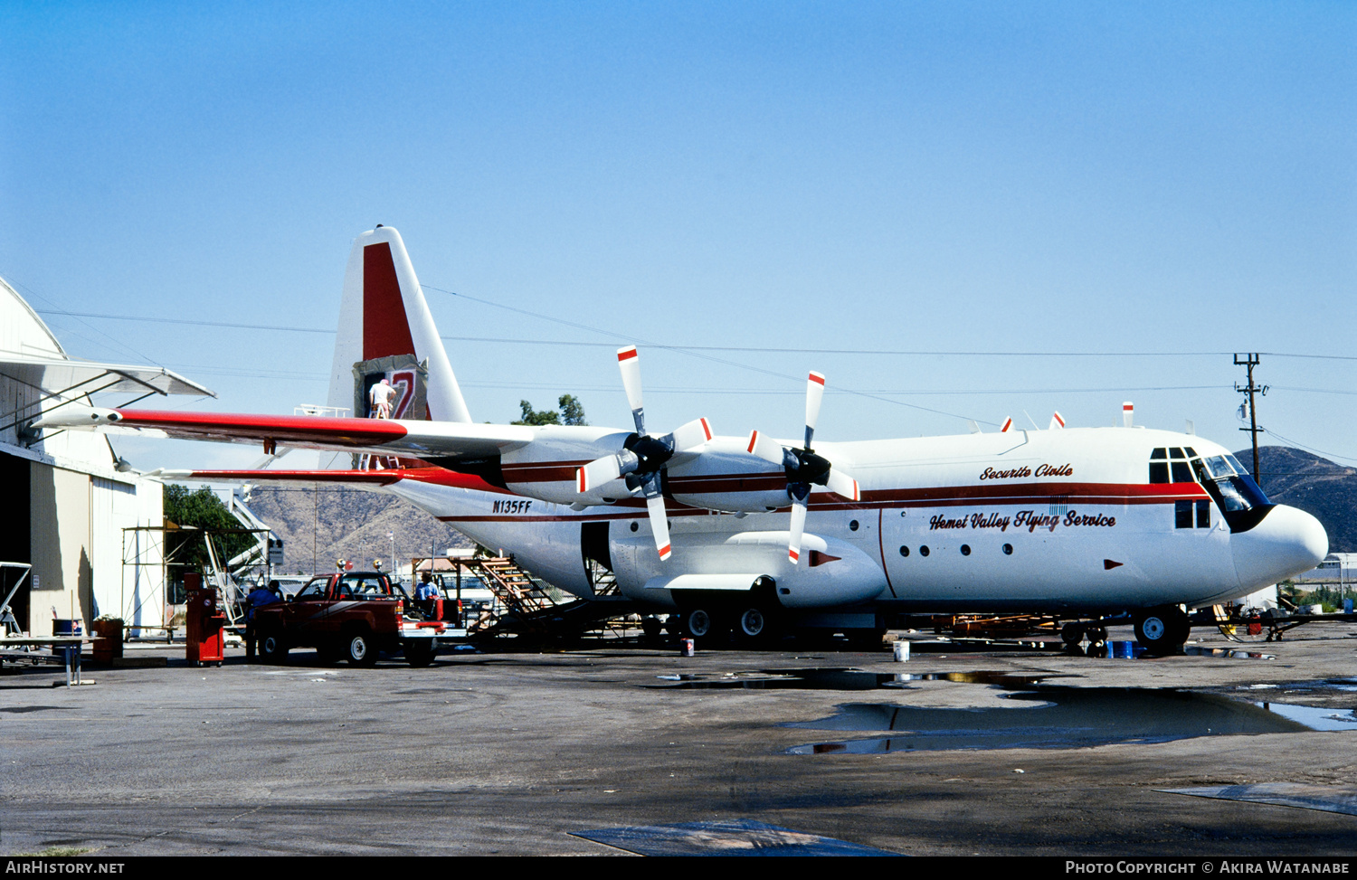 Aircraft Photo of N135FF | Lockheed C-130A Hercules (L-182) | Hemet Valley Flying Service | AirHistory.net #800302