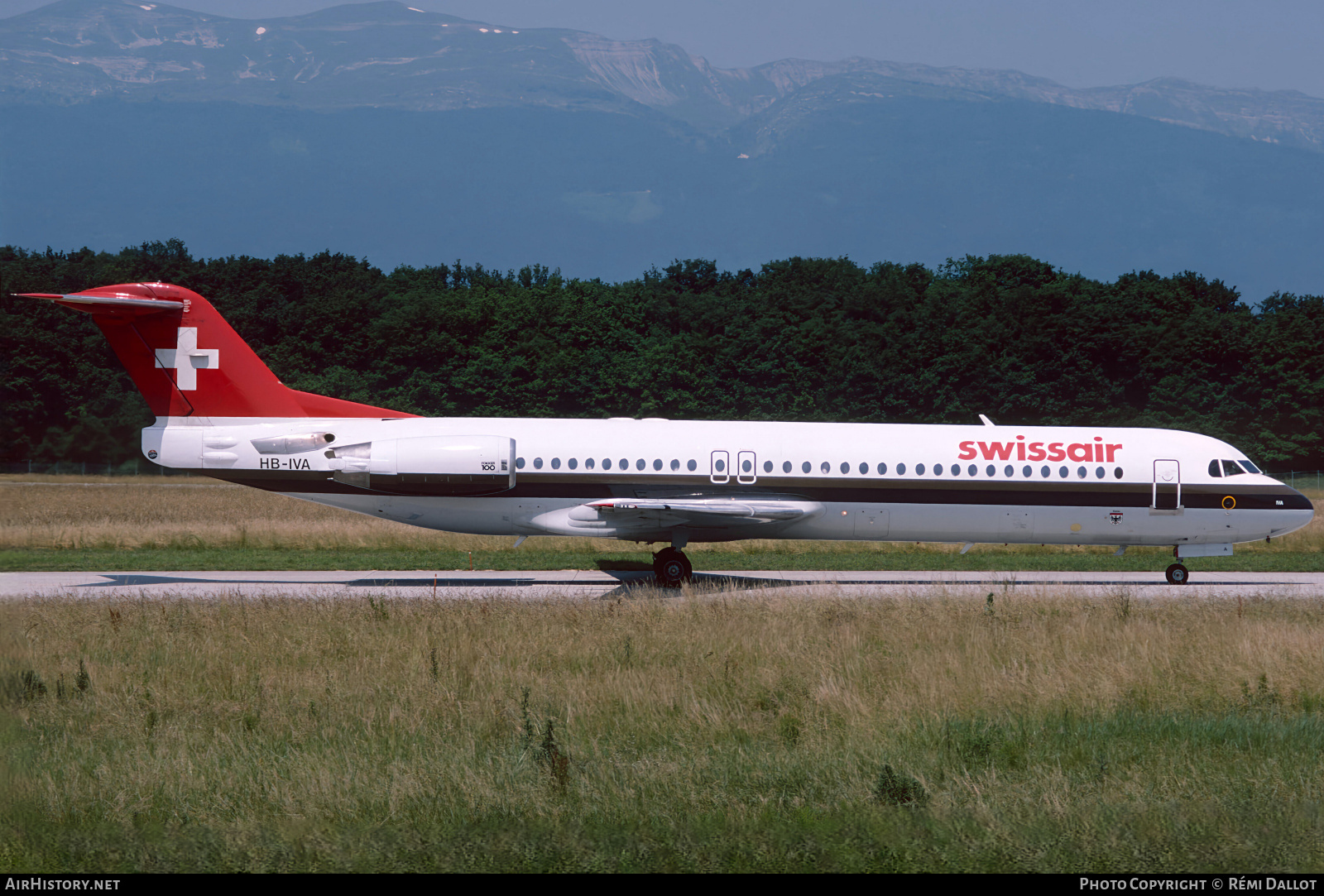 Aircraft Photo of HB-IVA | Fokker 100 (F28-0100) | Swissair | AirHistory.net #800336