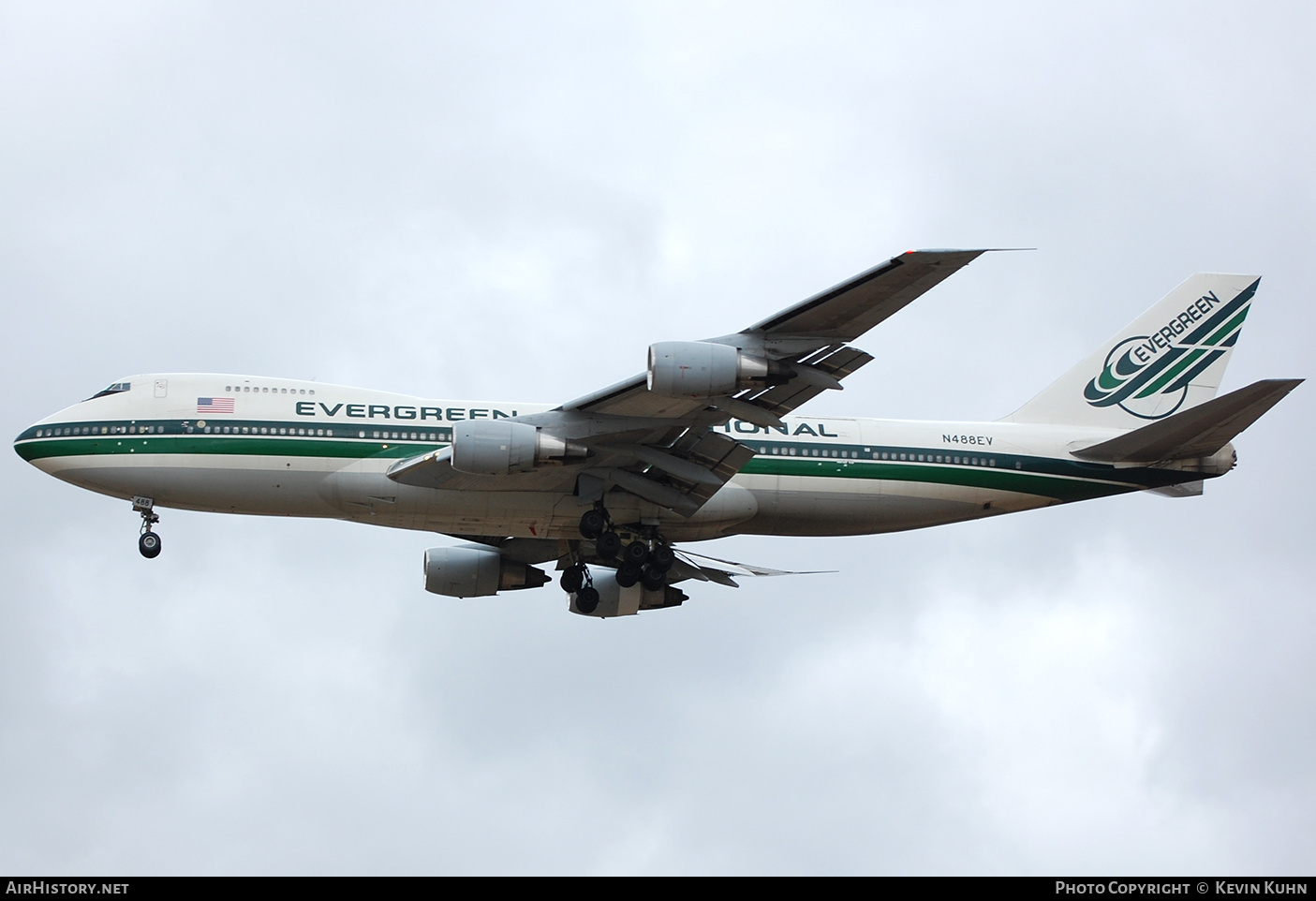 Aircraft Photo of N488EV | Boeing 747-230B(SF) | Evergreen International Airlines | AirHistory.net #800349