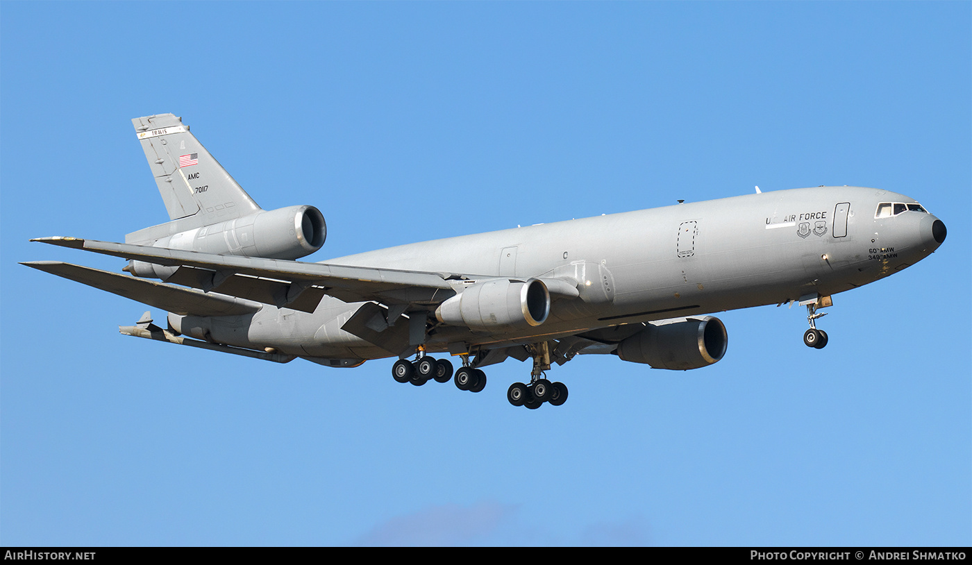Aircraft Photo of 87-0117 / 70117 | McDonnell Douglas KC-10A Extender (DC-10-30CF) | USA - Air Force | AirHistory.net #800370