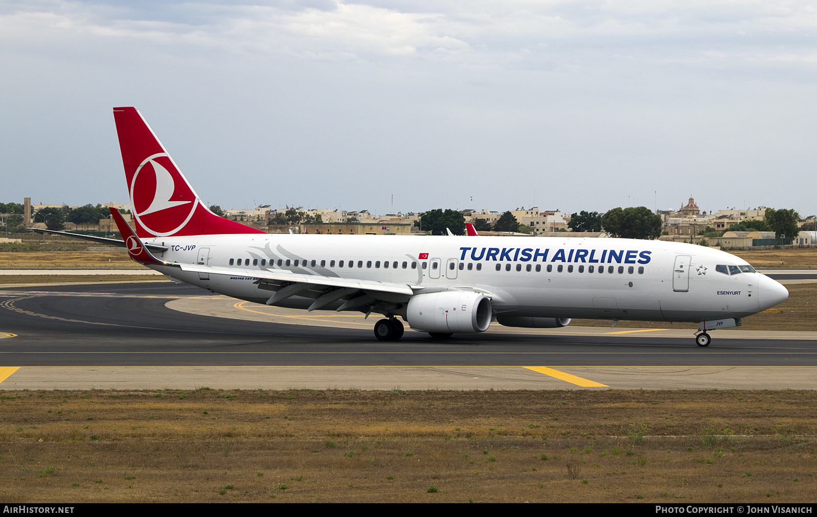 Aircraft Photo of TC-JVP | Boeing 737-8F2 | Turkish Airlines | AirHistory.net #800372