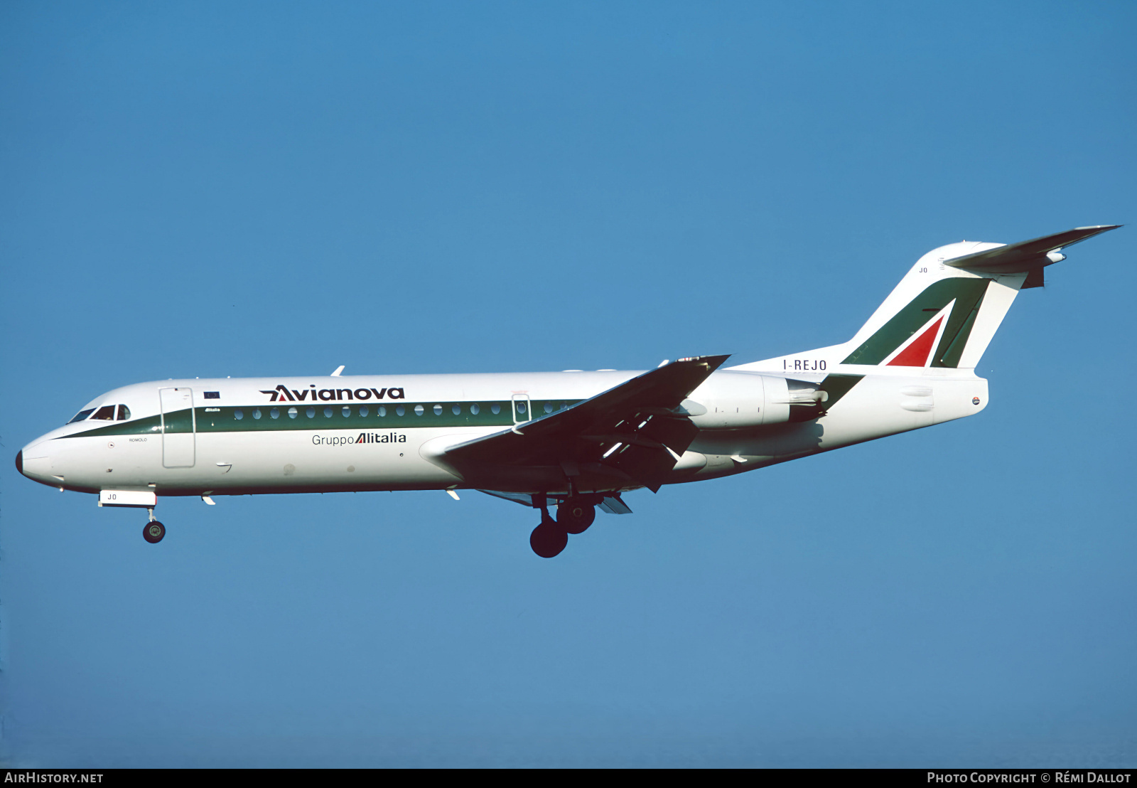 Aircraft Photo of I-REJO | Fokker 70 (F28-0070) | Avianova | AirHistory.net #800379