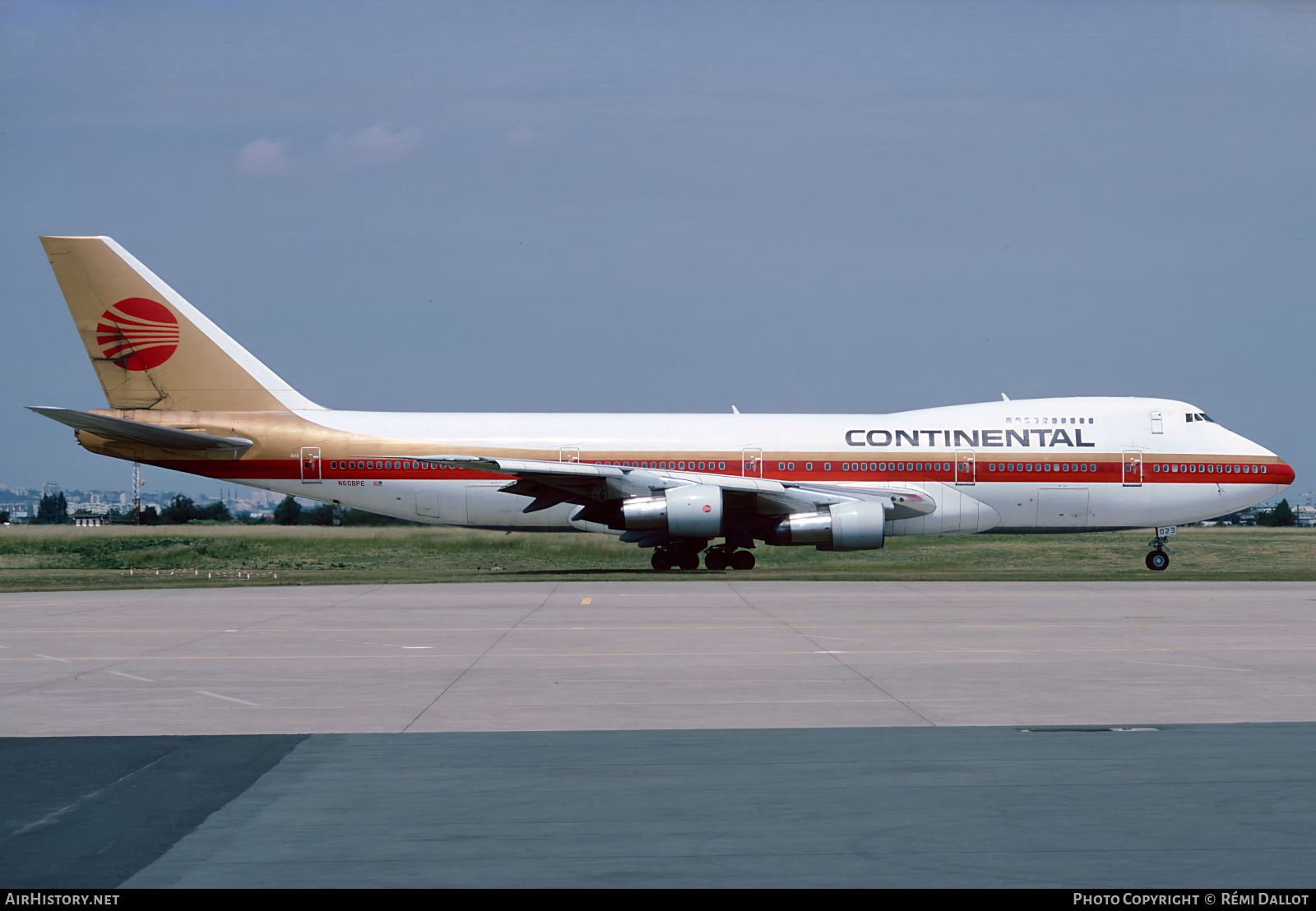 Aircraft Photo of N608PE | Boeing 747-238B | Continental Airlines | AirHistory.net #800402