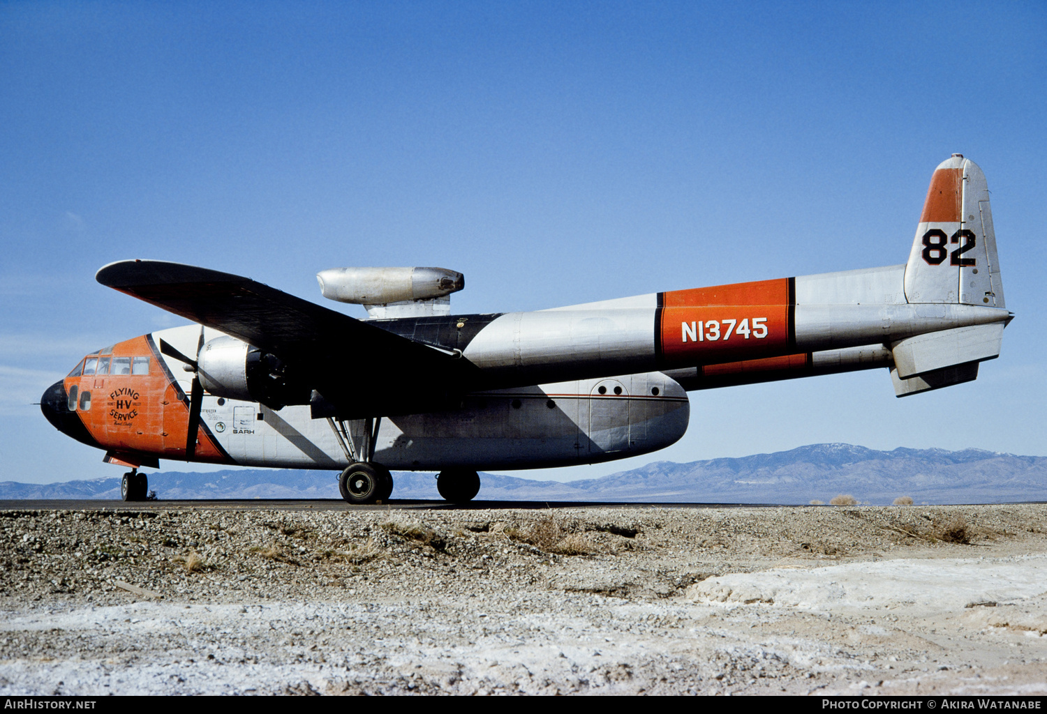 Aircraft Photo of N13745 | Fairchild C-119C Flying Boxcar | Hemet Valley Flying Service | AirHistory.net #800413
