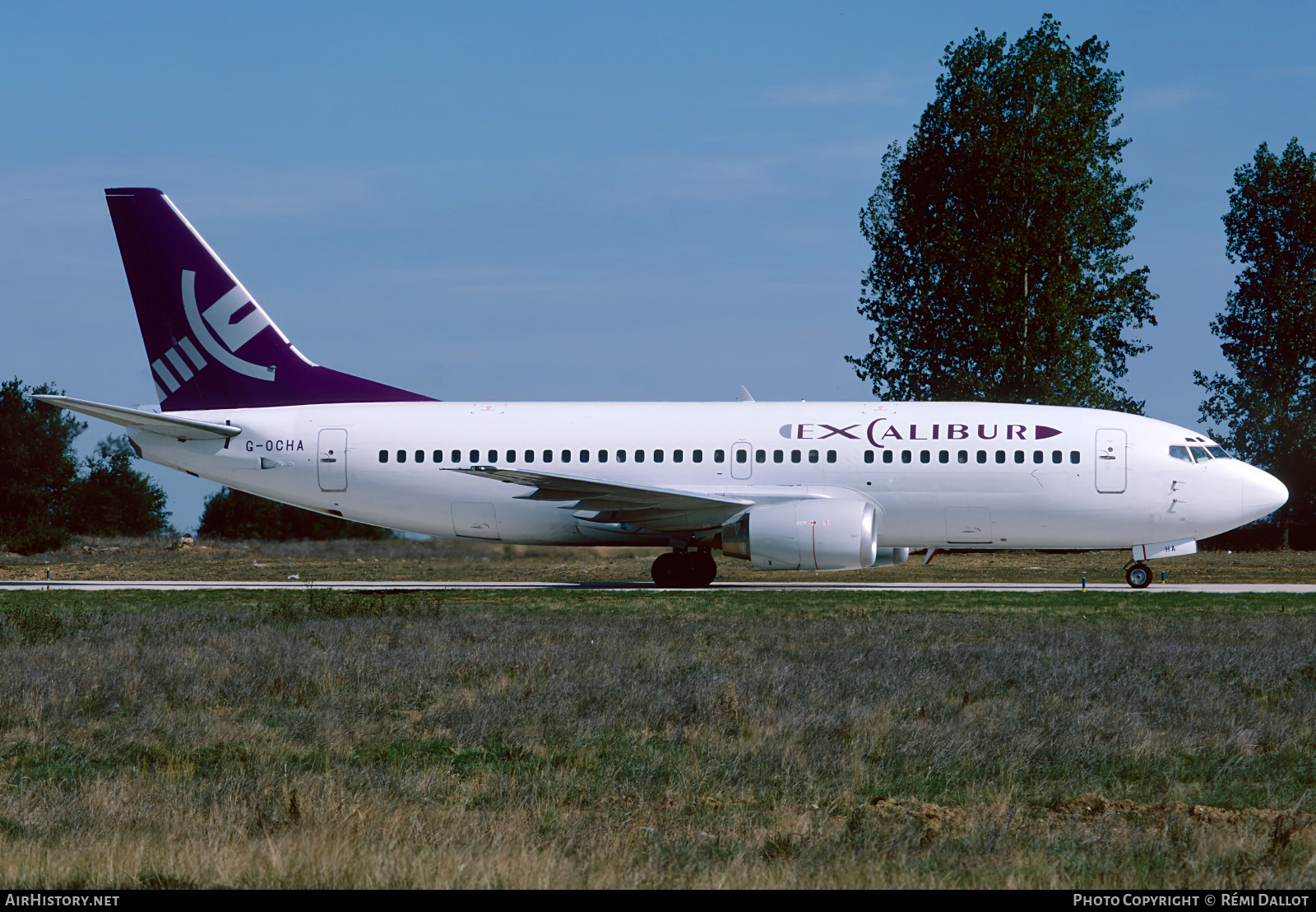 Aircraft Photo of G-OCHA | Boeing 737-3Q8 | Excalibur | AirHistory.net #800435