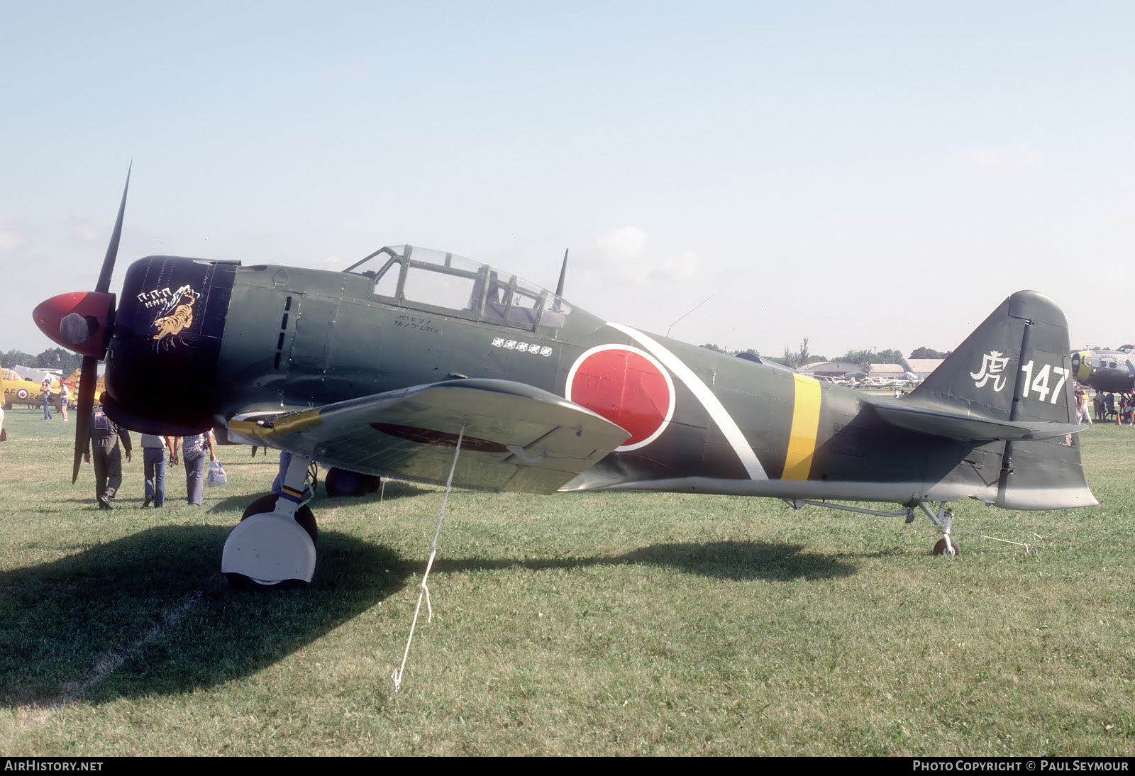 Aircraft Photo of N7986C / 大タ-147 | North American T-6 / A6M Zero (mod) | Japan - Air Force | AirHistory.net #800473