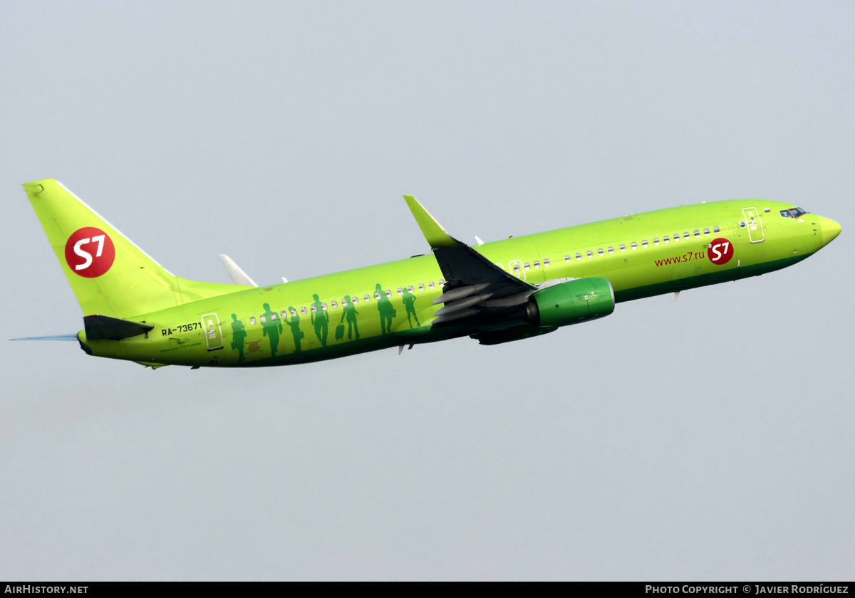 Aircraft Photo of RA-73671 | Boeing 737-8LP | S7 Airlines | AirHistory.net #800475