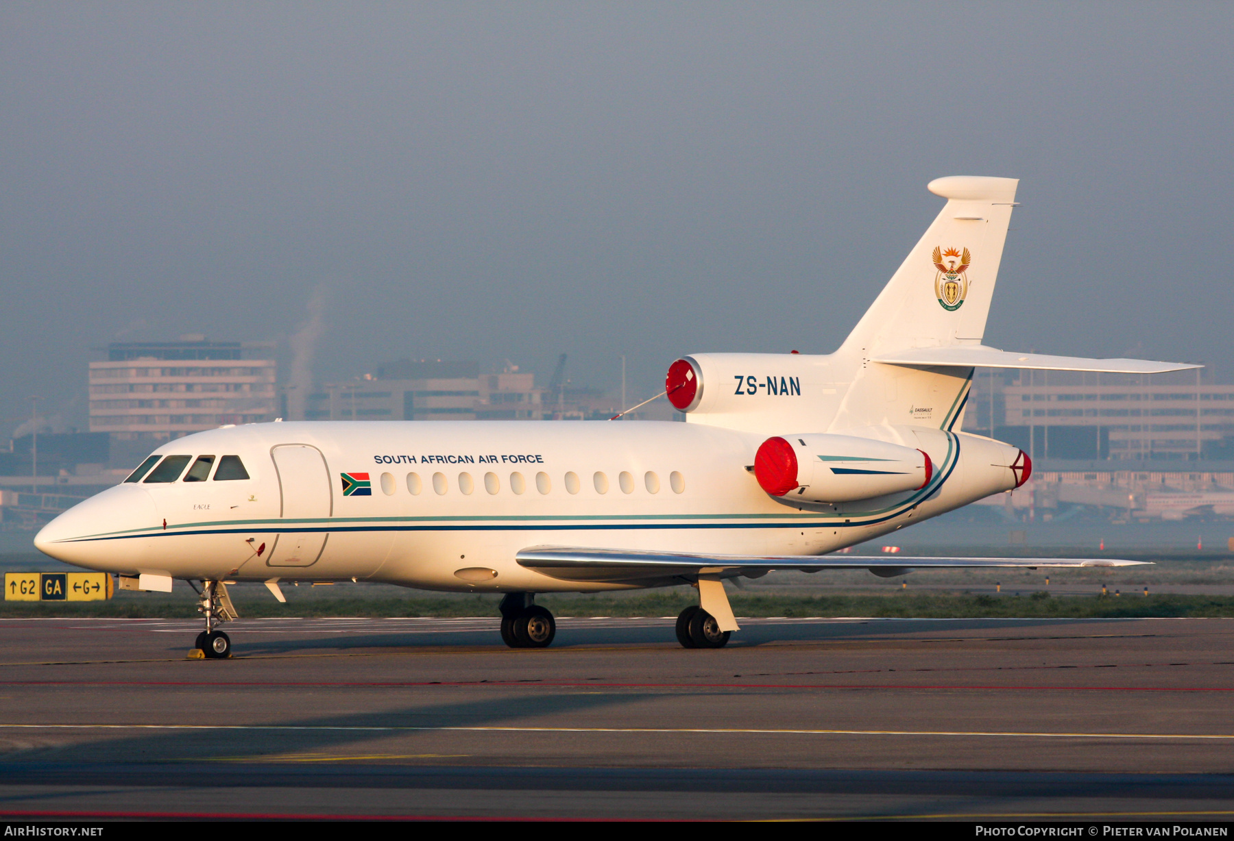 Aircraft Photo of ZS-NAN | Dassault Falcon 900 | South Africa - Air Force | AirHistory.net #800485