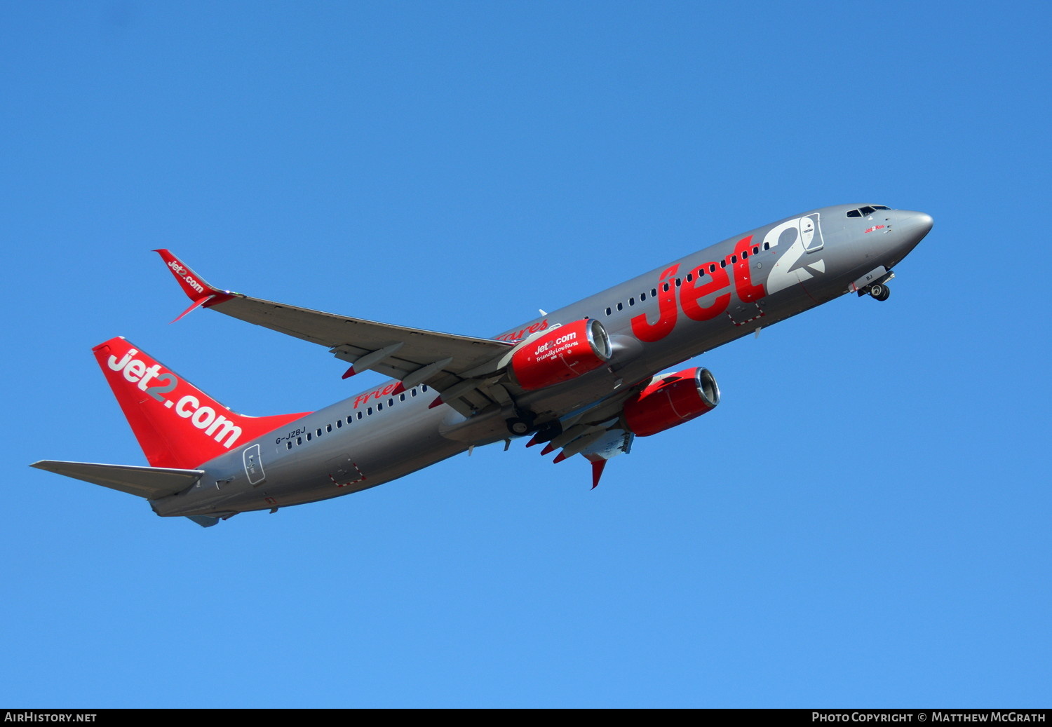 Aircraft Photo of G-JZBJ | Boeing 737-800 | Jet2 | AirHistory.net #800489