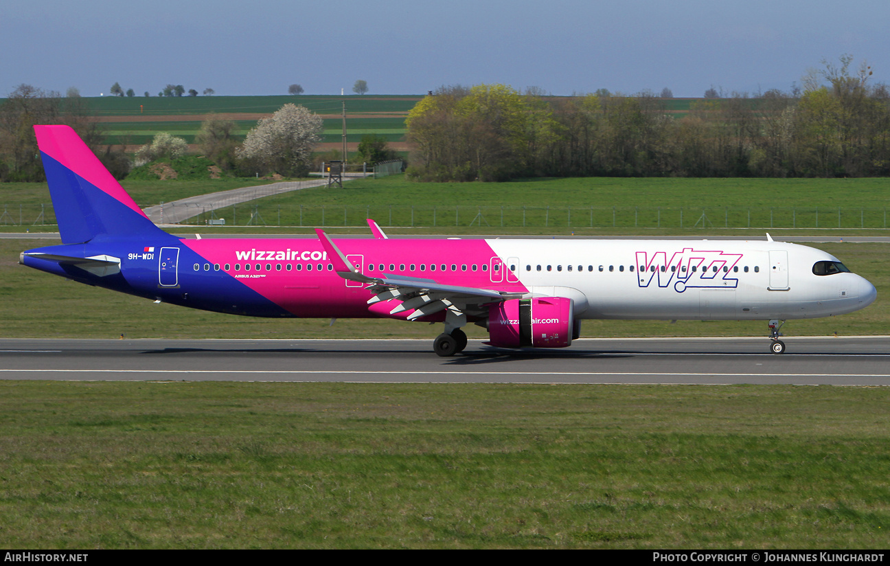 Aircraft Photo of 9H-WDI | Airbus A321-271NX | Wizz Air | AirHistory.net #800490