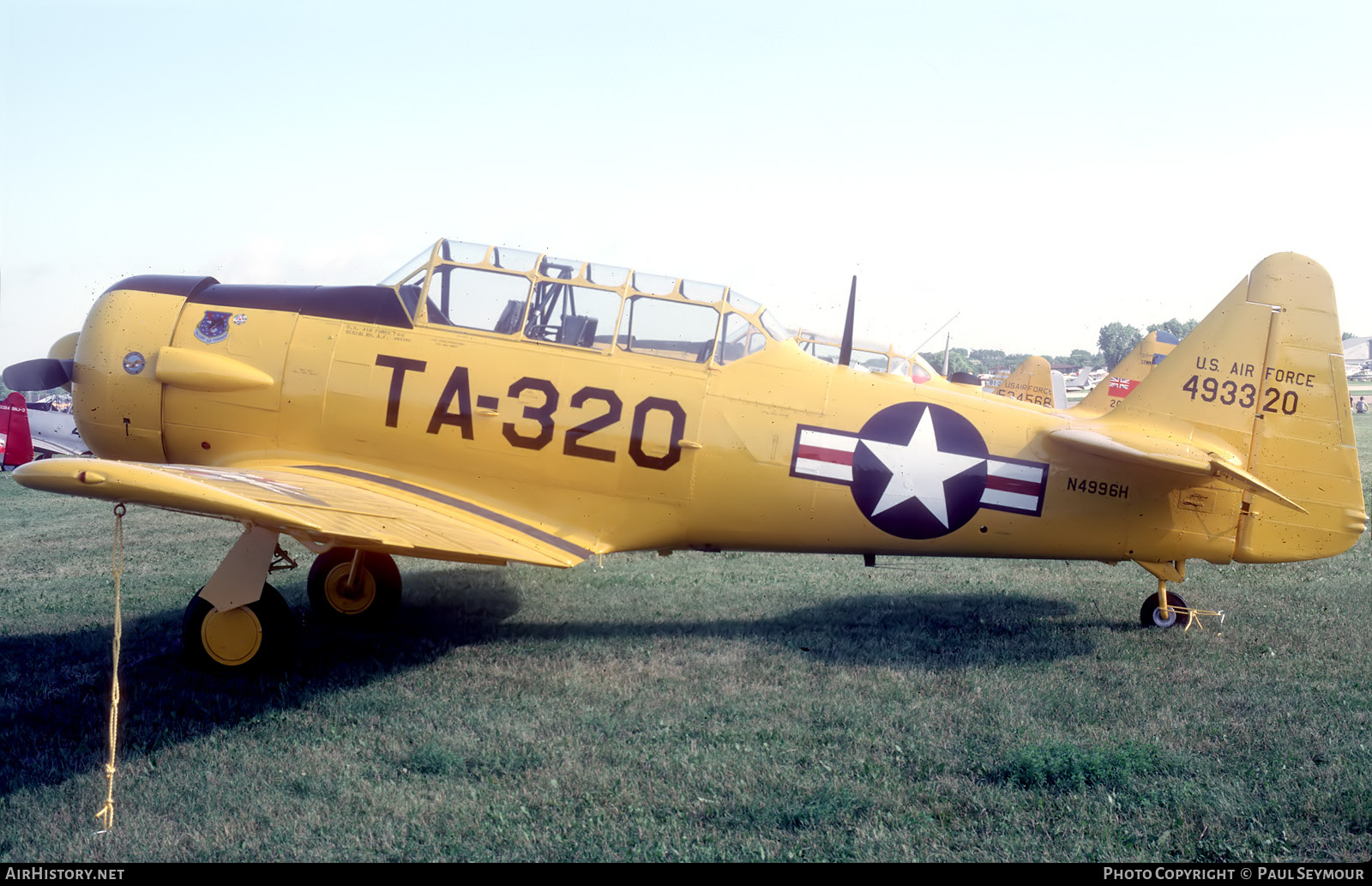Aircraft Photo of N4996H / 493320 | North American T-6G Texan | USA - Air Force | AirHistory.net #800497