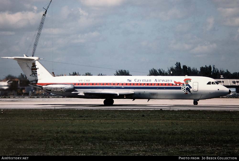 Aircraft Photo of VR-CAB | BAC 111-531FS One-Eleven | Cayman Airways | AirHistory.net #800519
