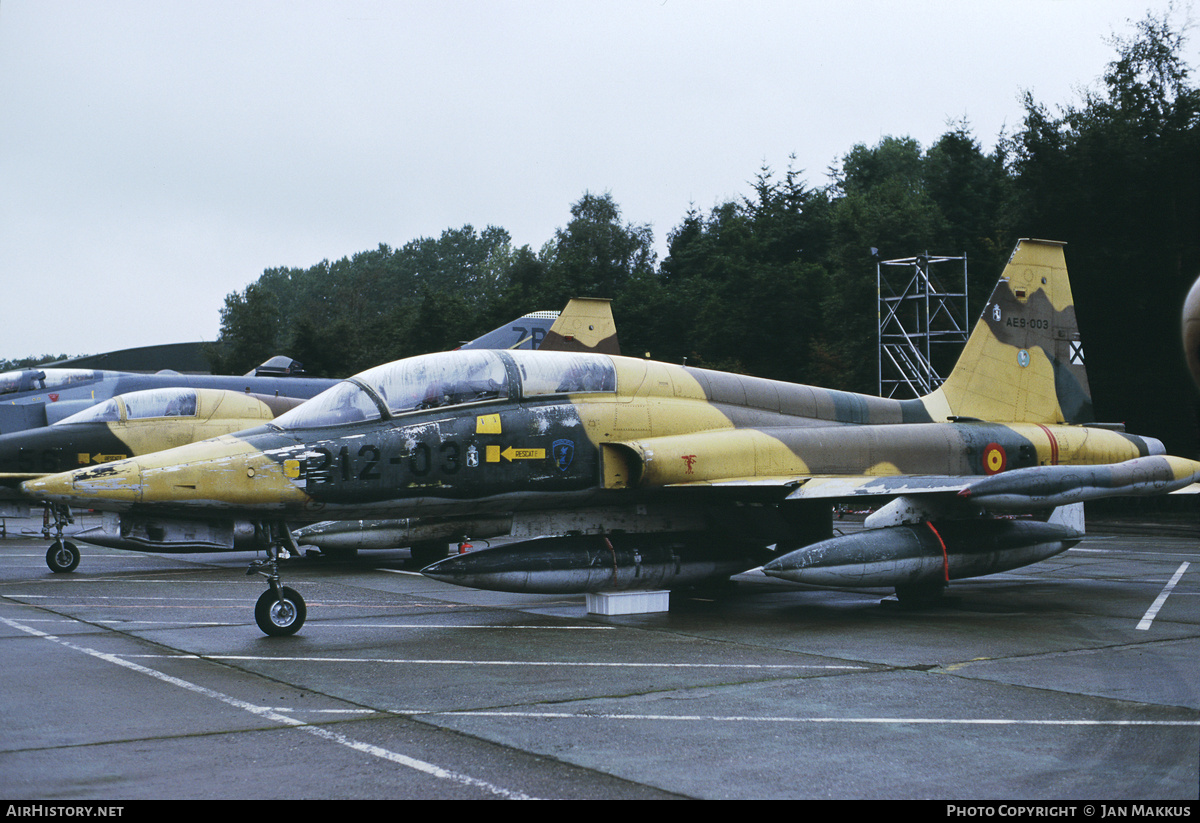 Aircraft Photo of AE9-003 | Northrop SF-5B Freedom Fighter | Spain - Air Force | AirHistory.net #800526