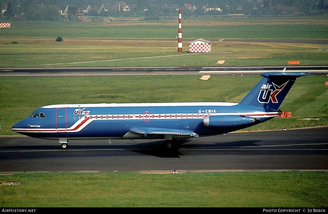 Aircraft Photo of G-CBIA | BAC 111-416EK One-Eleven | Air UK | AirHistory.net #800534