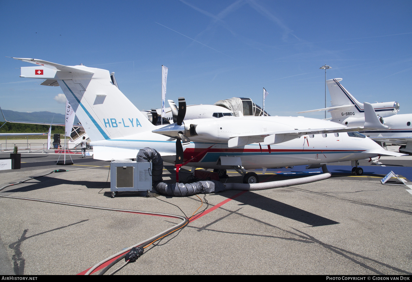 Aircraft Photo of HB-LYA | Piaggio P-180 Avanti Evo | AirHistory.net #800557