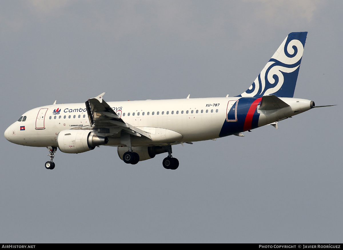 Aircraft Photo of XU-787 | Airbus A319-112 | Cambodia Airways | AirHistory.net #800563