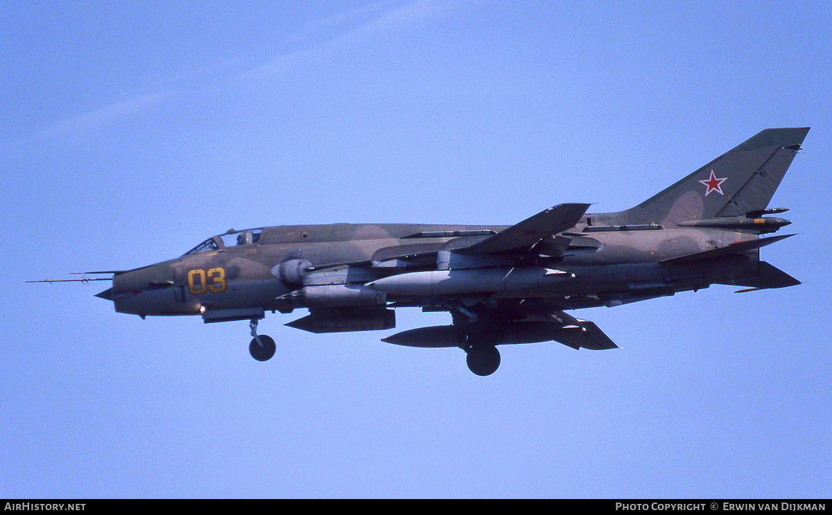 Aircraft Photo of 03 yellow | Sukhoi Su-17M4 | Soviet Union - Air Force | AirHistory.net #800578