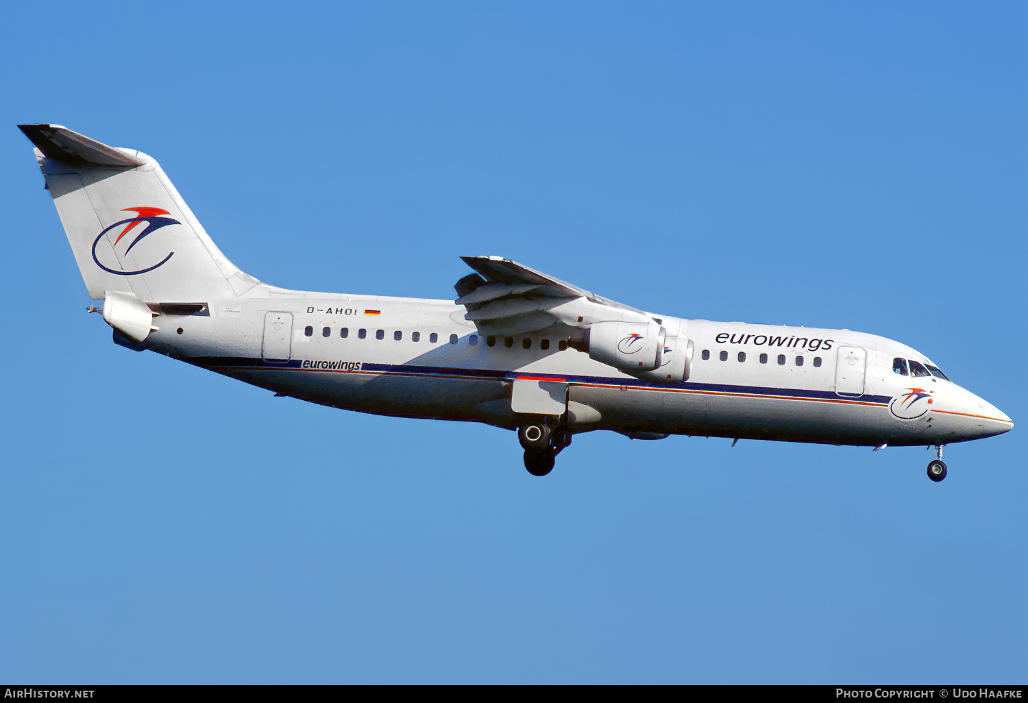 Aircraft Photo of D-AHOI | British Aerospace BAe-146-300A | Eurowings | AirHistory.net #800580