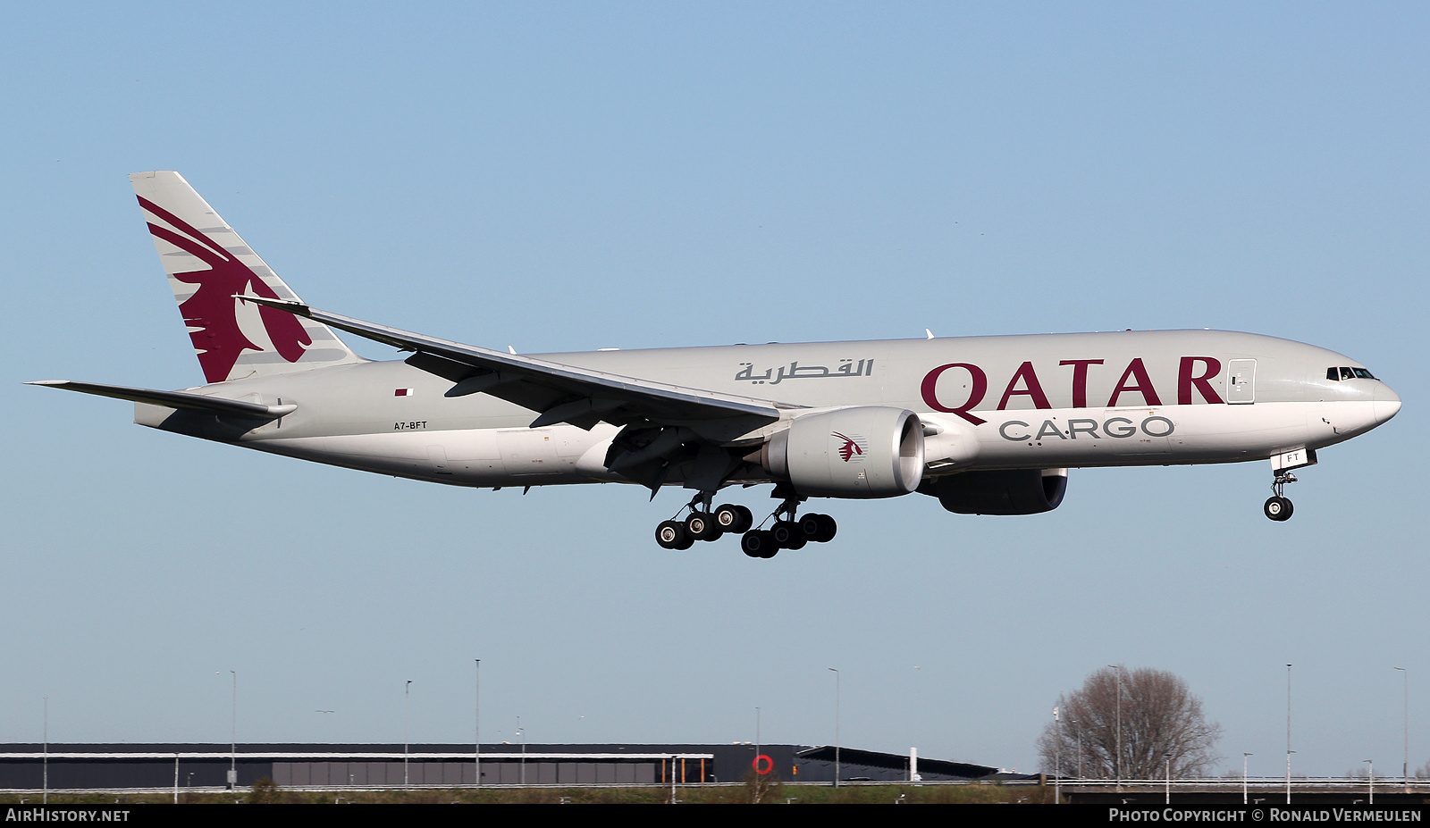 Aircraft Photo of A7-BFT | Boeing 777-F | Qatar Airways Cargo | AirHistory.net #800588