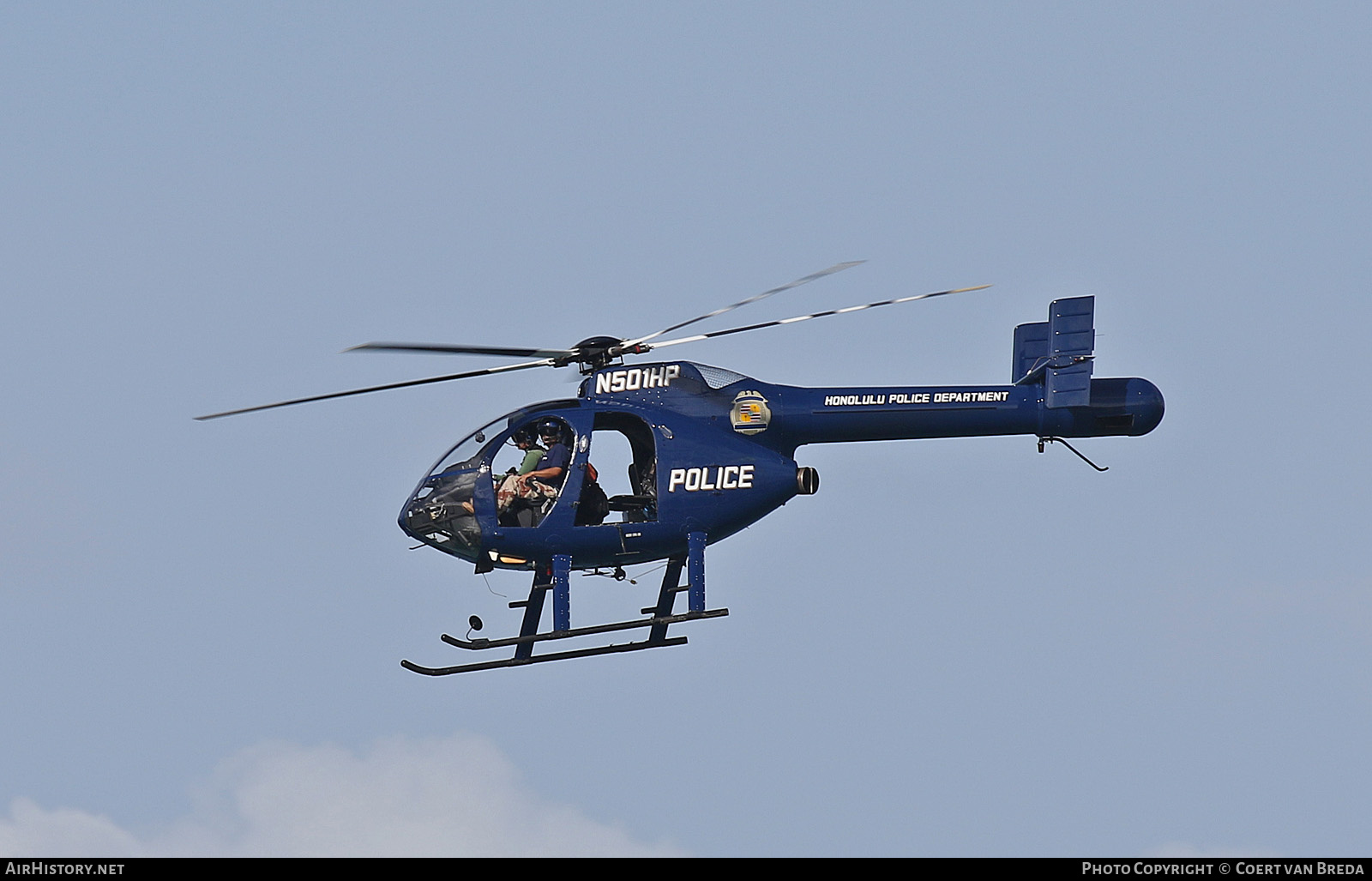 Aircraft Photo of N501HP | MD Helicopters MD-520N | Honolulu Police Department | AirHistory.net #800593