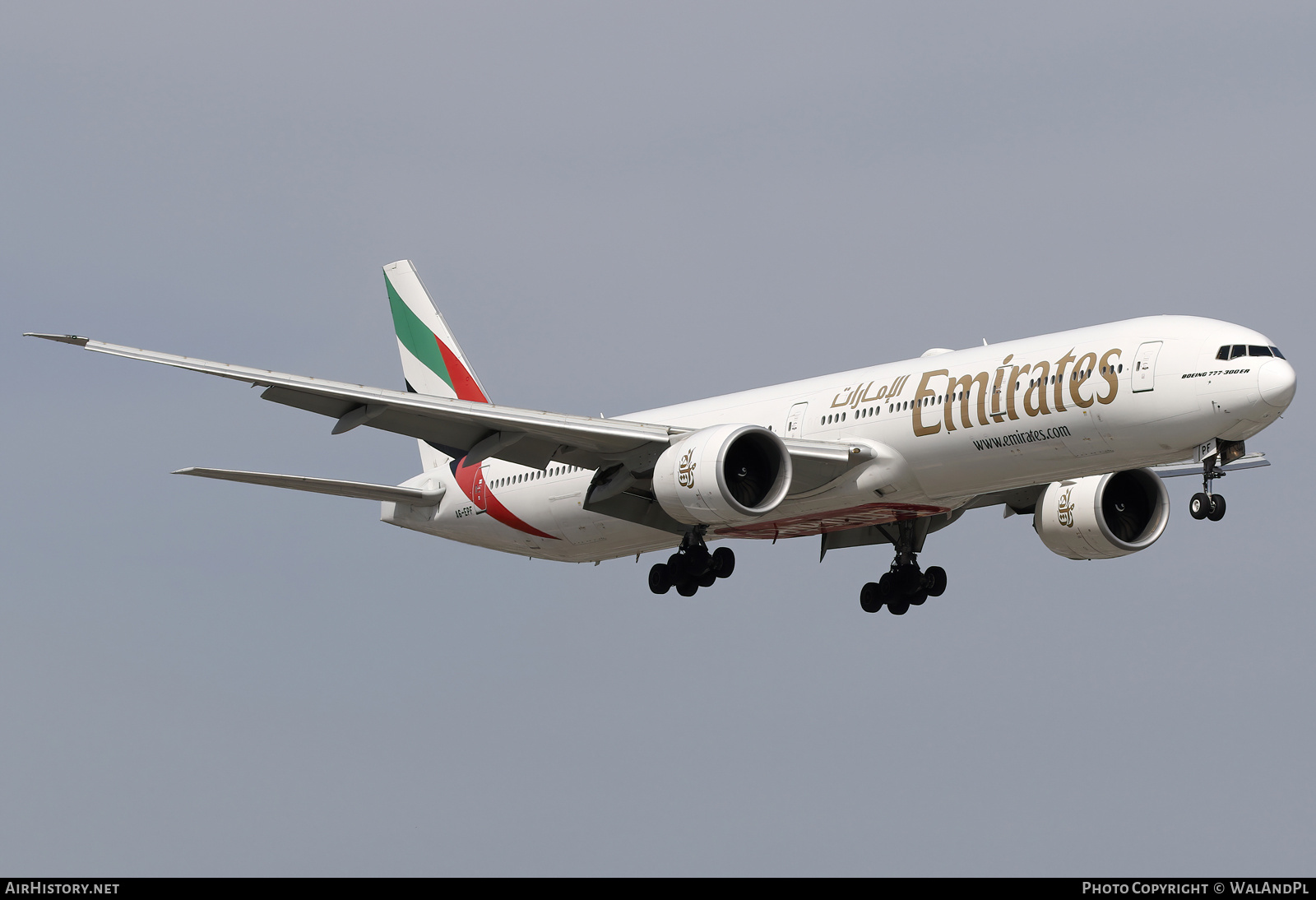 Aircraft Photo of A6-EPF | Boeing 777-31H/ER | Emirates | AirHistory.net #800601