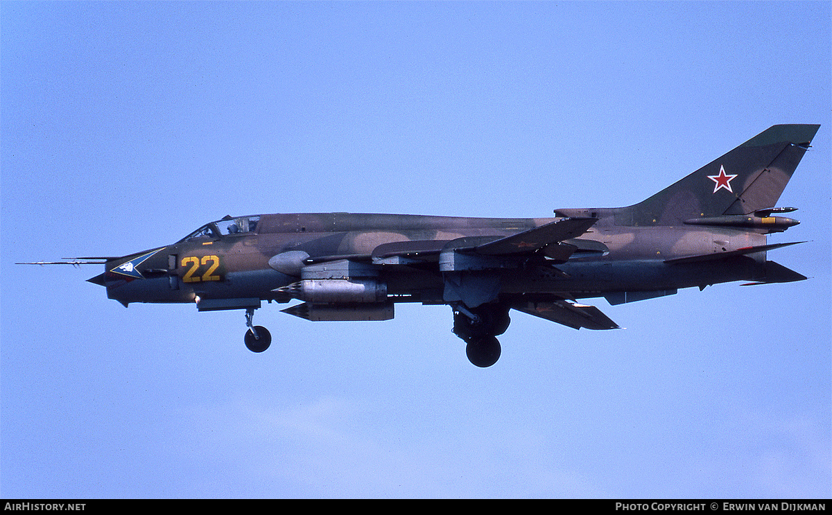 Aircraft Photo of 22 yellow | Sukhoi Su-17M4 | Soviet Union - Air Force | AirHistory.net #800634