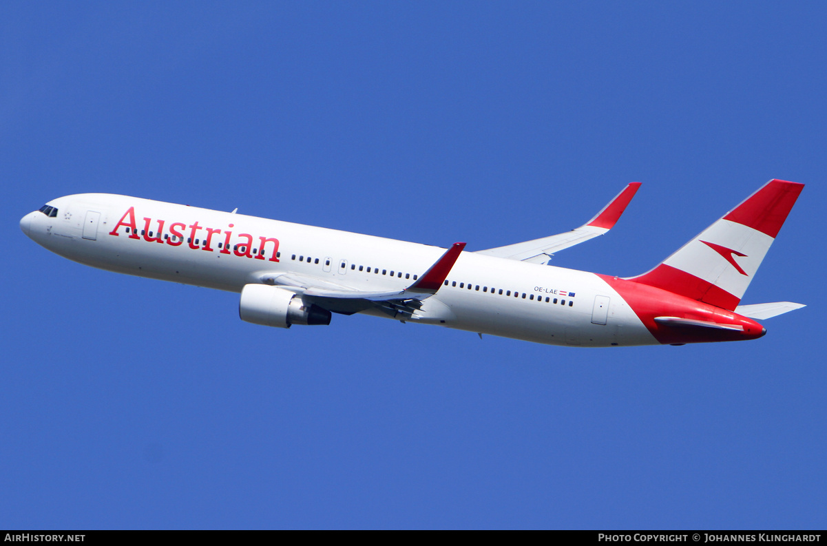 Aircraft Photo of OE-LAE | Boeing 767-3Z9/ER | Austrian Airlines | AirHistory.net #800653