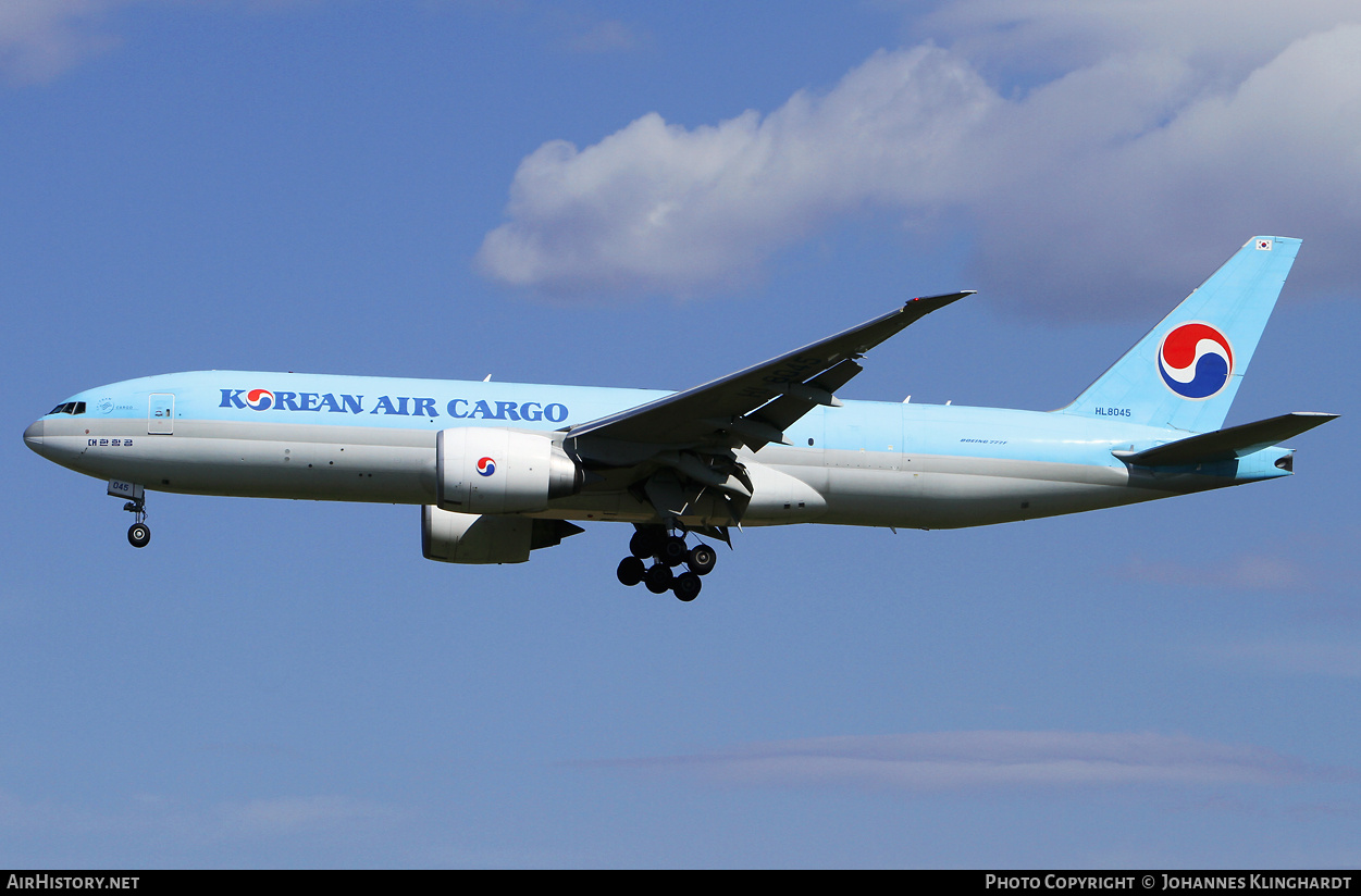 Aircraft Photo of HL8045 | Boeing 777-F | Korean Air Cargo | AirHistory.net #800654