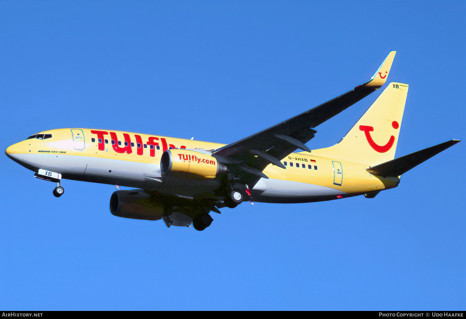Aircraft Photo of D-AHXB | Boeing 737-7K5 | TUIfly | AirHistory.net #800659