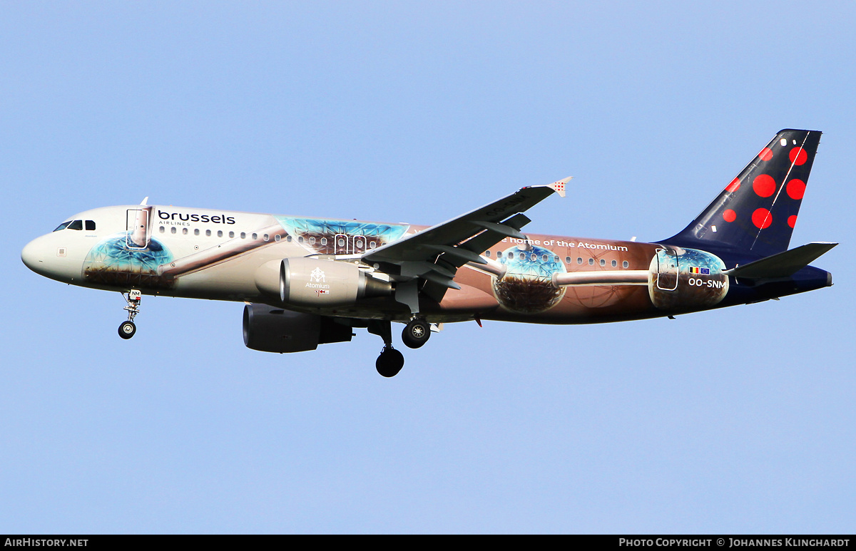 Aircraft Photo of OO-SNM | Airbus A320-214 | Brussels Airlines | AirHistory.net #800665