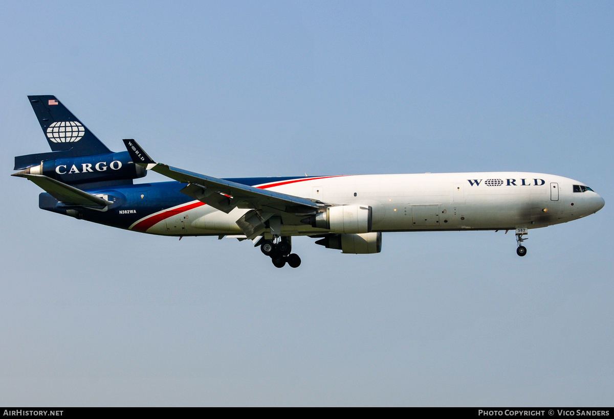Aircraft Photo of N382WA | McDonnell Douglas MD-11/F | World Airways Cargo | AirHistory.net #800697