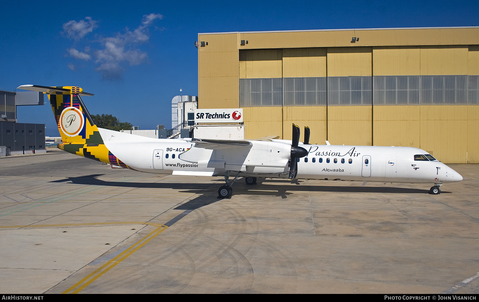 Aircraft Photo of 9G-ACA | Bombardier DHC-8-402 Dash 8 | PassionAir | AirHistory.net #800713