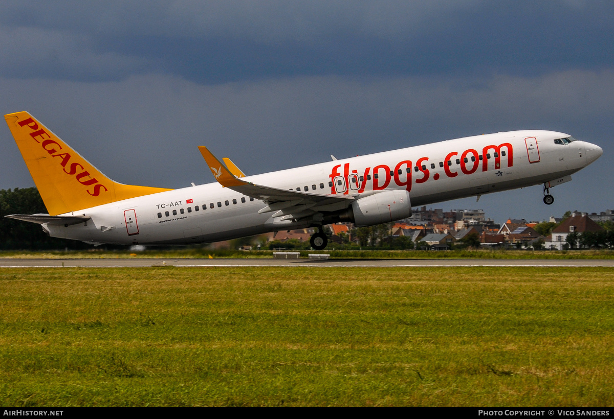 Aircraft Photo of TC-AAT | Boeing 737-82R | Pegasus Airlines | AirHistory.net #800716