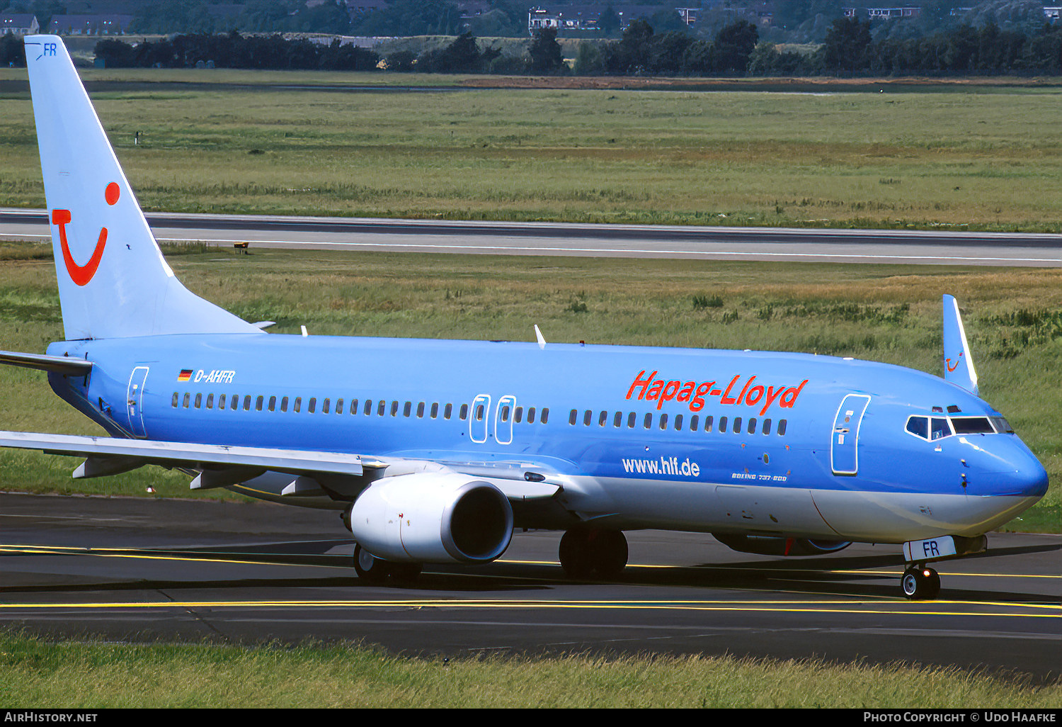 Aircraft Photo of D-AHFR | Boeing 737-8K5 | Hapag-Lloyd | AirHistory.net #800732