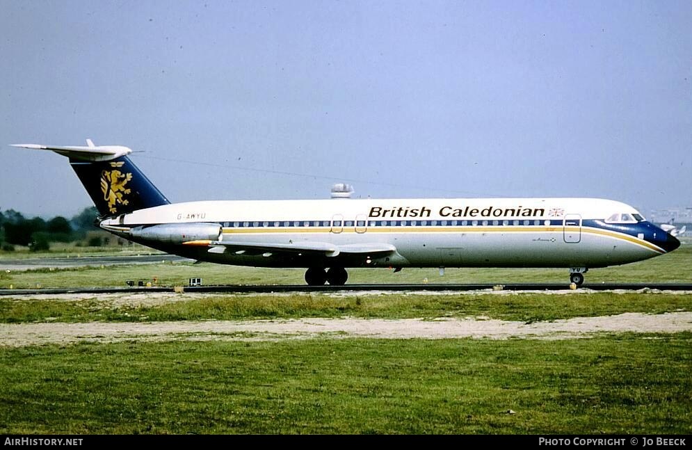 Aircraft Photo of G-AWYU | BAC 111-501EX One-Eleven | British Caledonian Airways | AirHistory.net #800741