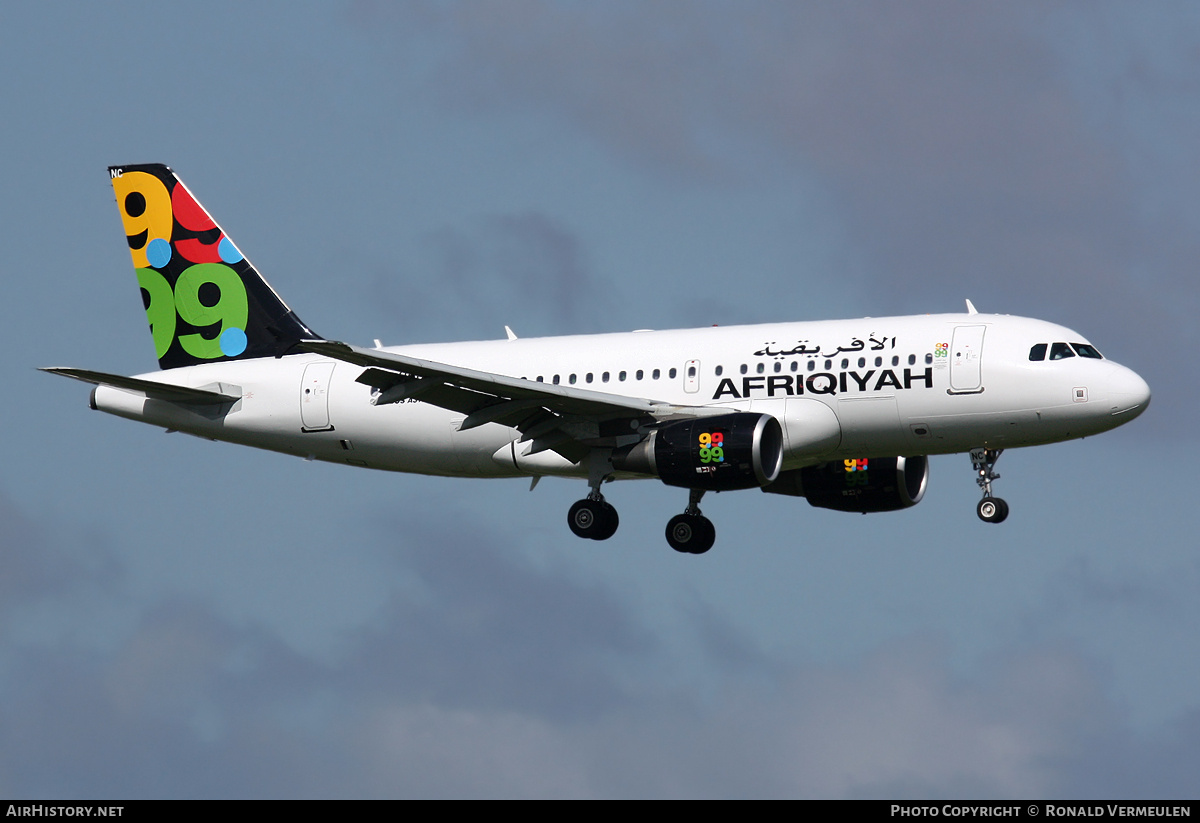 Aircraft Photo of 5A-ONC | Airbus A319-111 | Afriqiyah Airways | AirHistory.net #800767