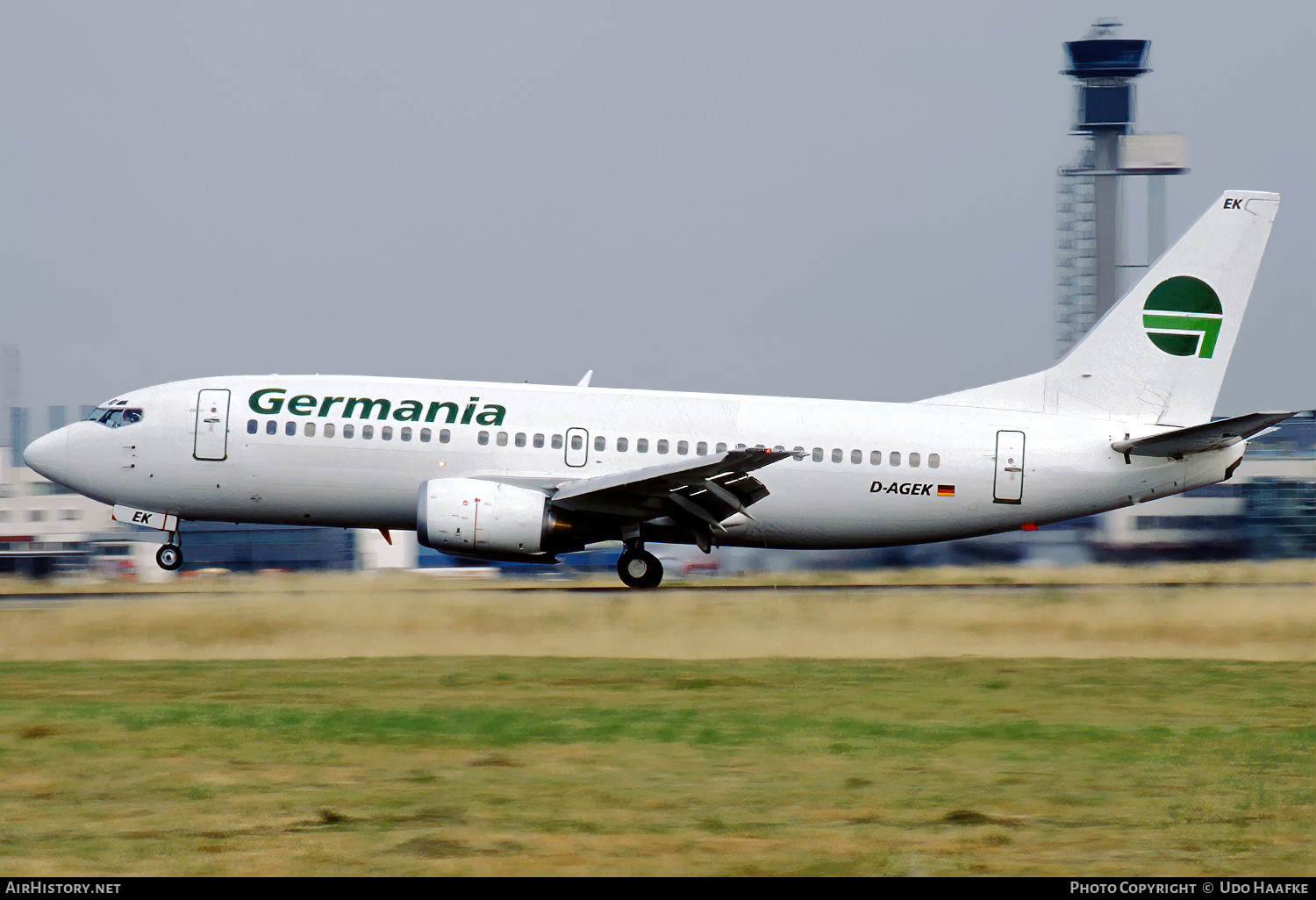 Aircraft Photo of D-AGEK | Boeing 737-3M8 | Germania | AirHistory.net #800773