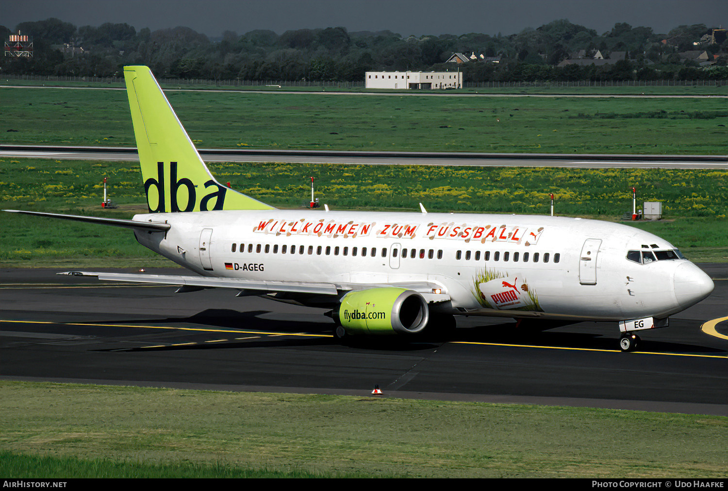 Aircraft Photo of D-AGEG | Boeing 737-35B | DBA - Deutsche BA | AirHistory.net #800810