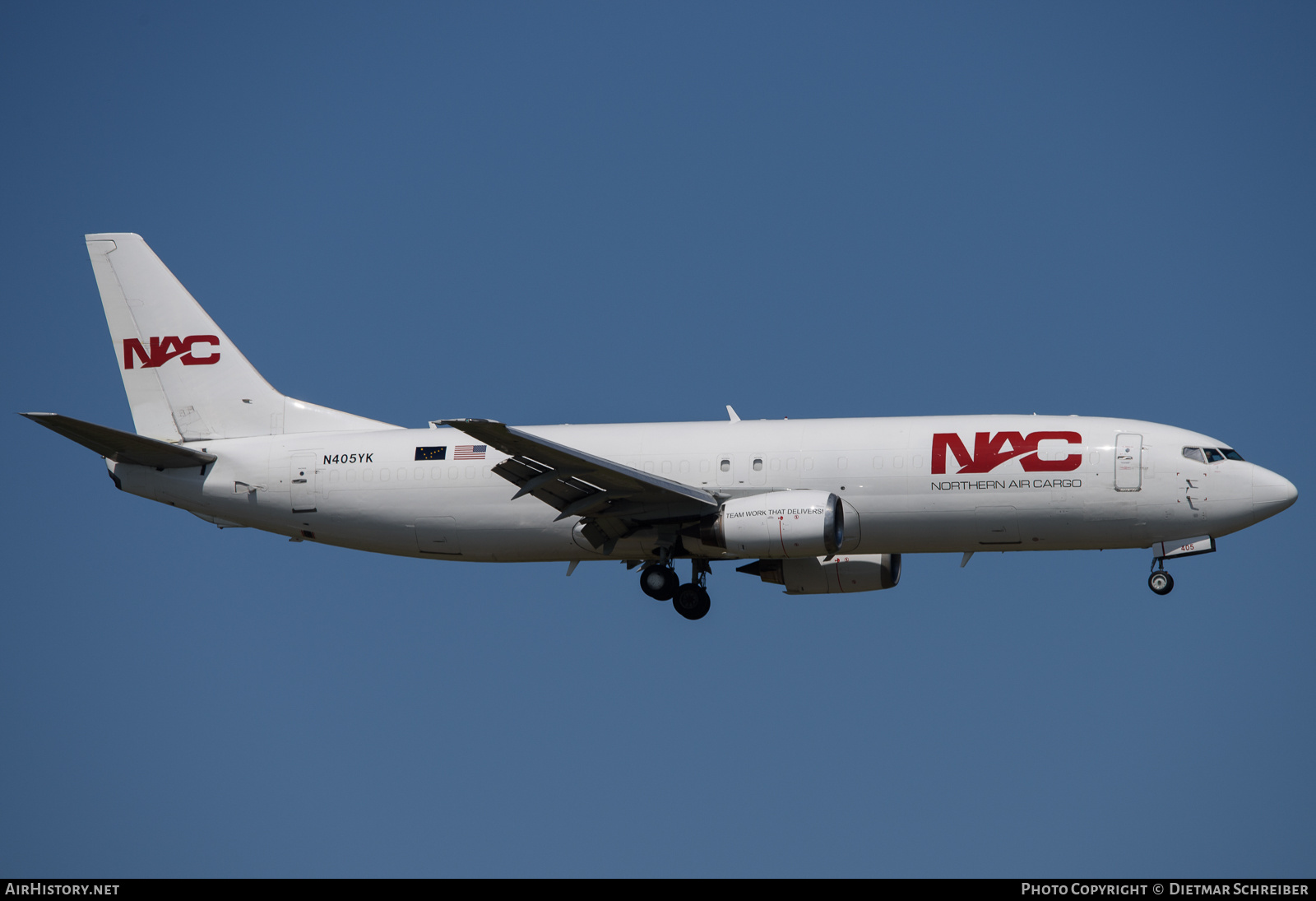 Aircraft Photo of N405YK | Boeing 737-436/SF | Northern Air Cargo - NAC | AirHistory.net #800814