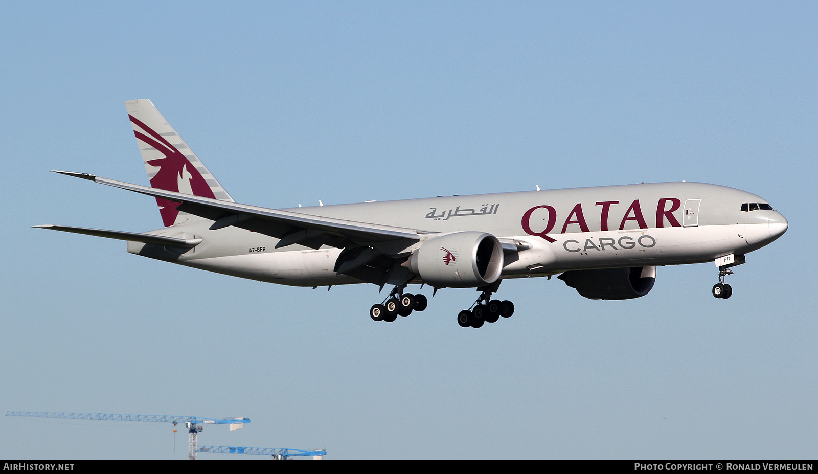 Aircraft Photo of A7-BFR | Boeing 777-F | Qatar Airways Cargo | AirHistory.net #800821