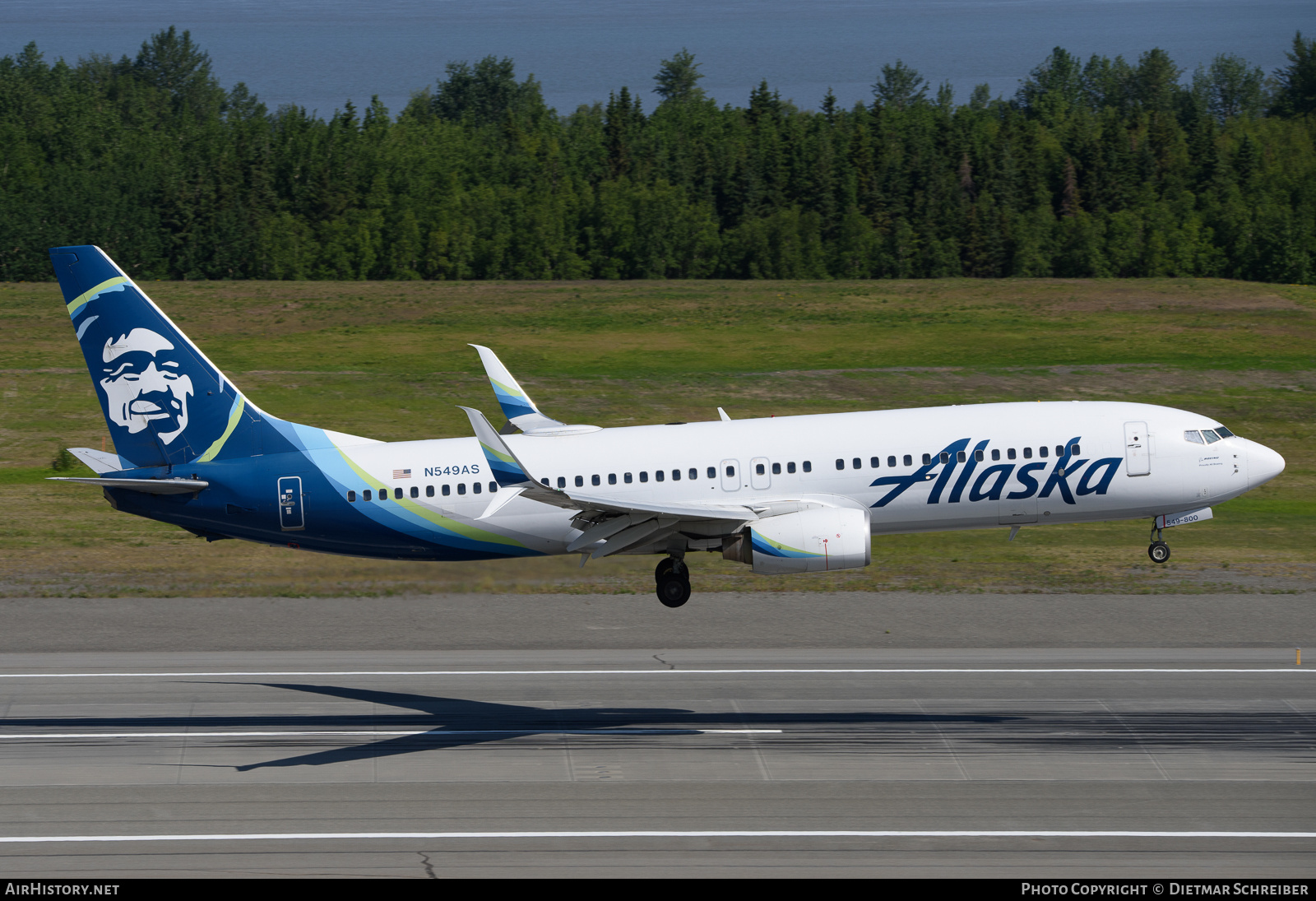 Aircraft Photo of N549AS | Boeing 737-8FH | Alaska Airlines | AirHistory.net #800830