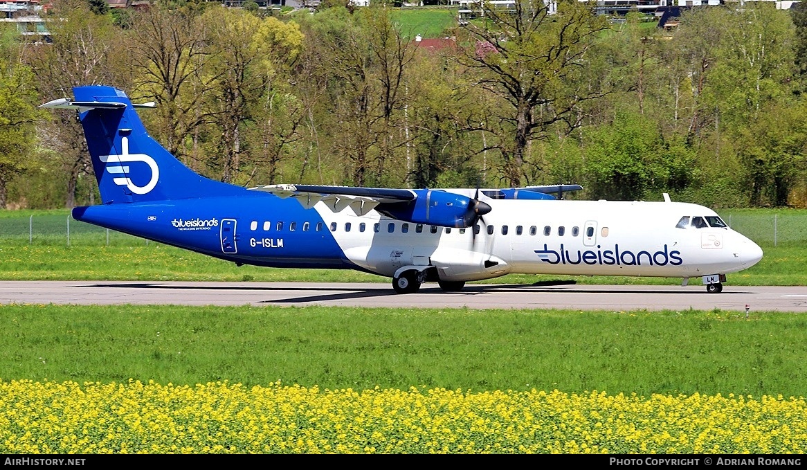 Aircraft Photo of G-ISLM | ATR ATR-72-500 (ATR-72-212A) | Blue Islands | AirHistory.net #800852