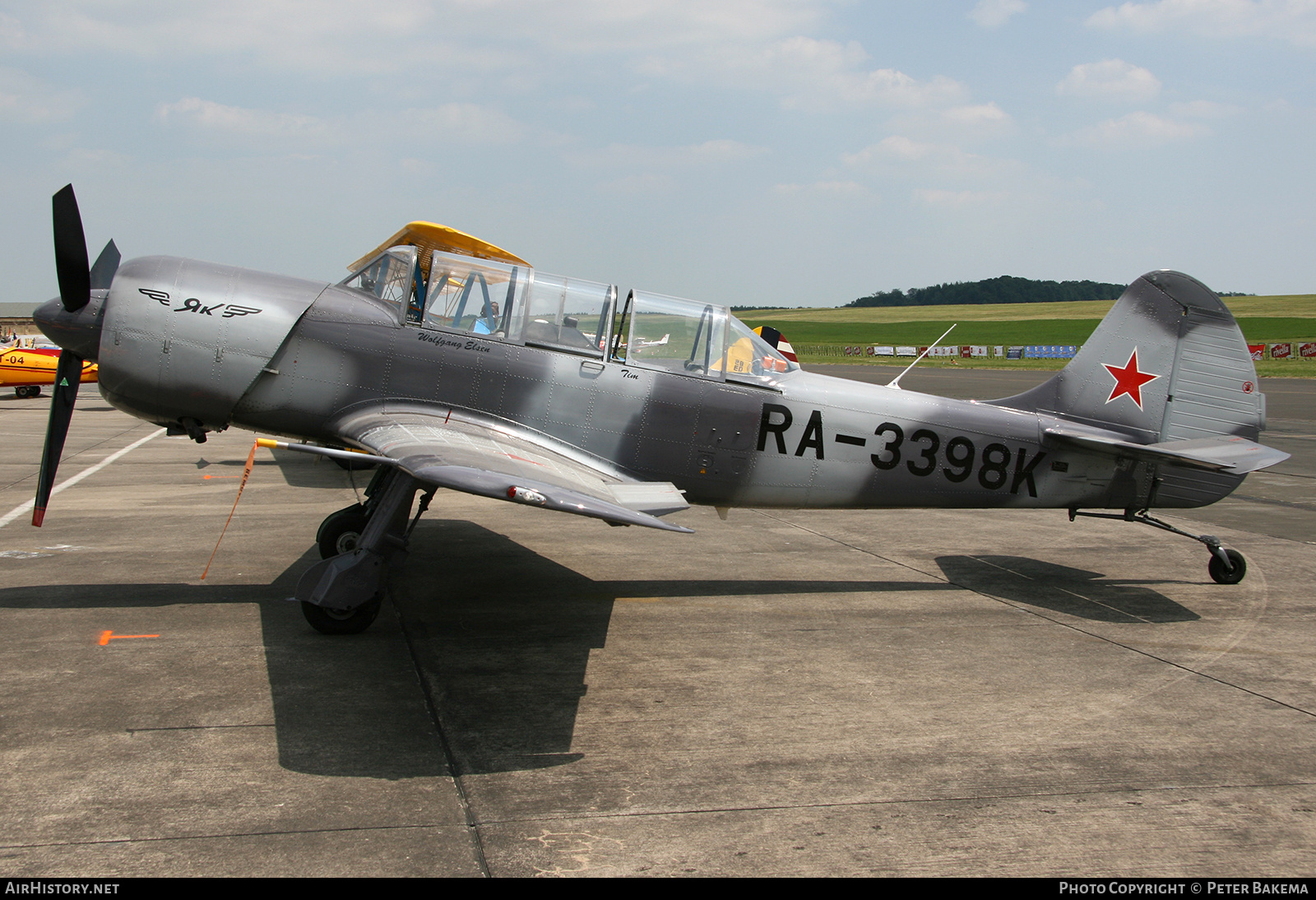 Aircraft Photo of RA-3398K | Yakovlev Yak-52TW | AirHistory.net #800869