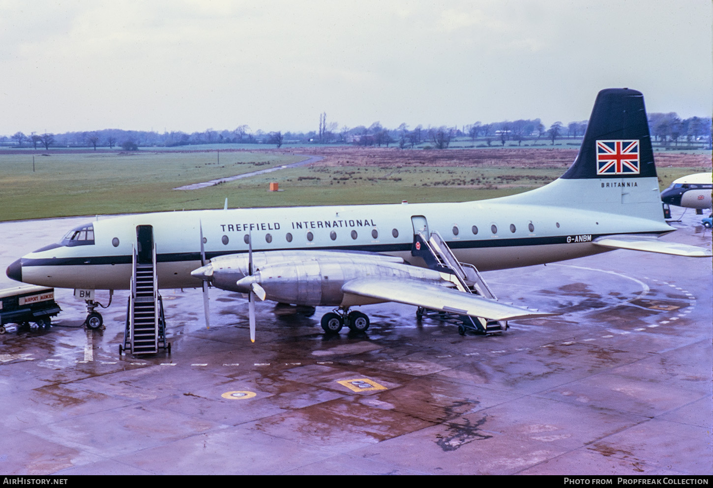 Aircraft Photo of G-ANBM | Bristol 175 Britannia 102 | Treffield International Airlines | AirHistory.net #800870