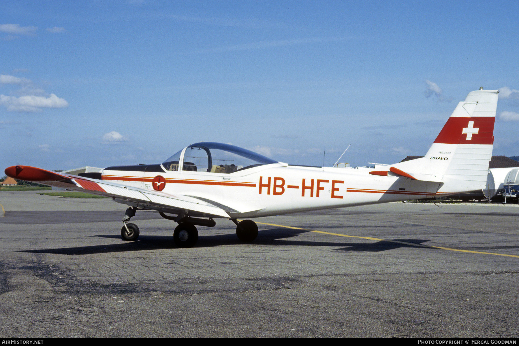 Aircraft Photo of HB-HFE | FFA AS-202/15 Bravo | AirHistory.net #800886