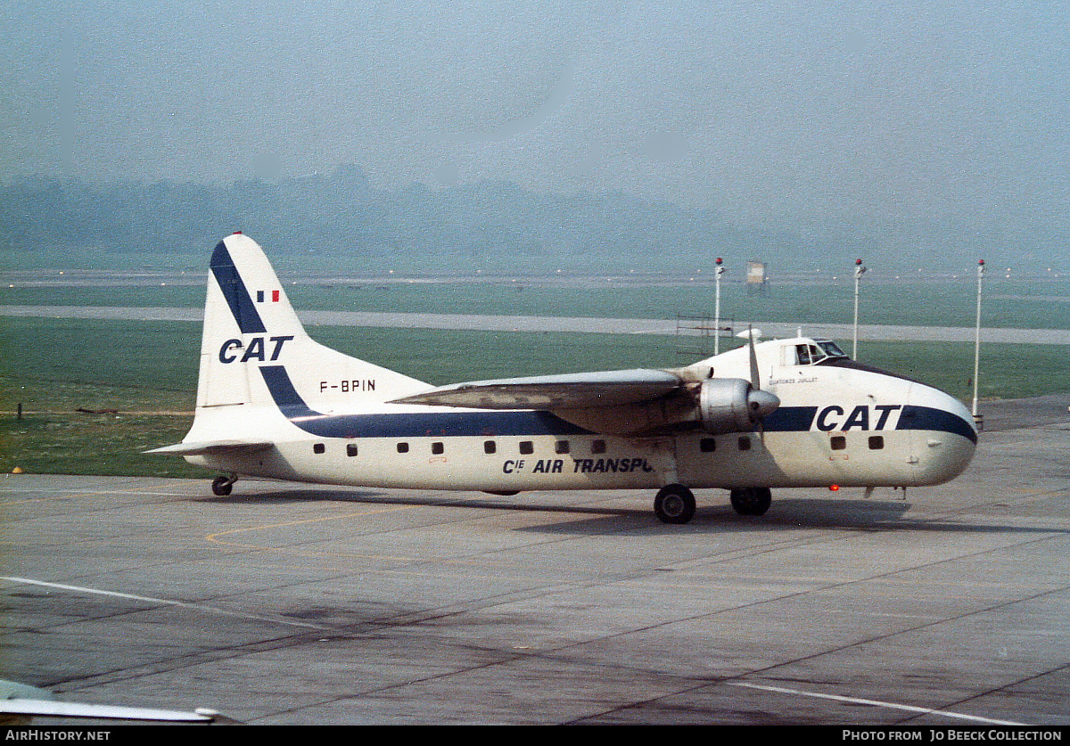 Aircraft Photo of F-BPIN | Bristol 170 Freighter Mk32 | Cie Air Transport | AirHistory.net #800892