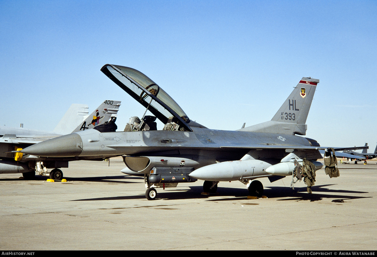 Aircraft Photo of 87-0393 / AF87-393 | General Dynamics F-16D Fighting Falcon | USA - Air Force | AirHistory.net #800895