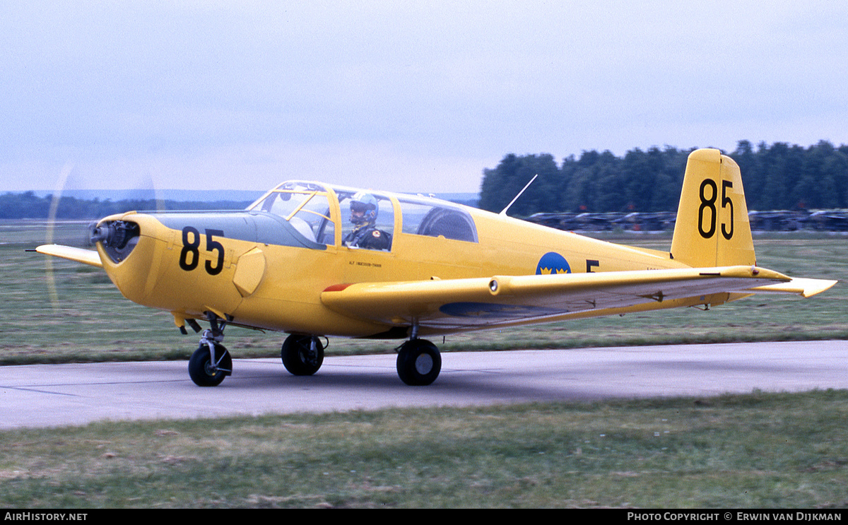 Aircraft Photo of 50085 | Saab Sk50C Safir (91C) | Sweden - Air Force | AirHistory.net #800899
