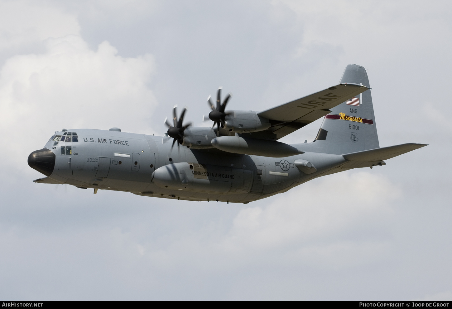 Aircraft Photo of 95-1001 / 51001 | Lockheed C-130H Hercules | USA - Air Force | AirHistory.net #800950
